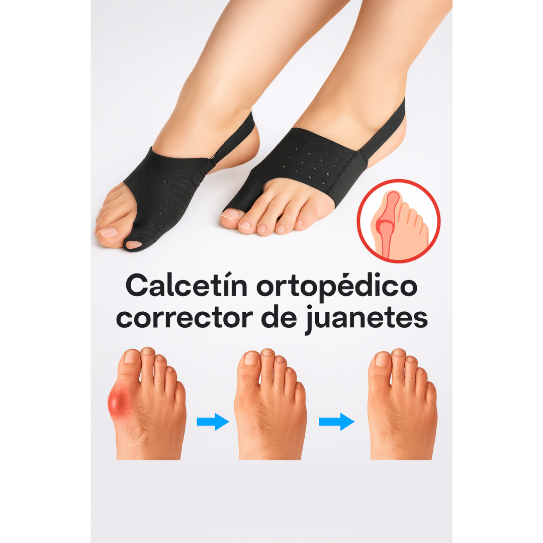 CALCETÍN ORTOPEDICO JUANTES (2 pares x1 )