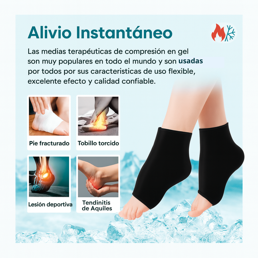 CALCETÍN TERAPÉUTICO FRÍO/CALOR (+ Gel GRATIS)