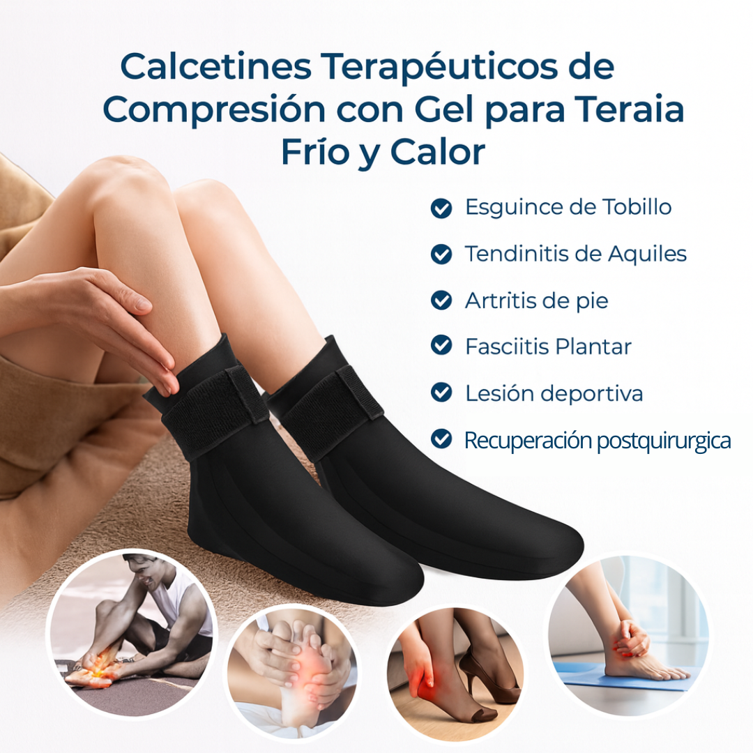 CALCETÍN TERAPÉUTICO FRÍO/CALOR (+ Gel GRATIS)