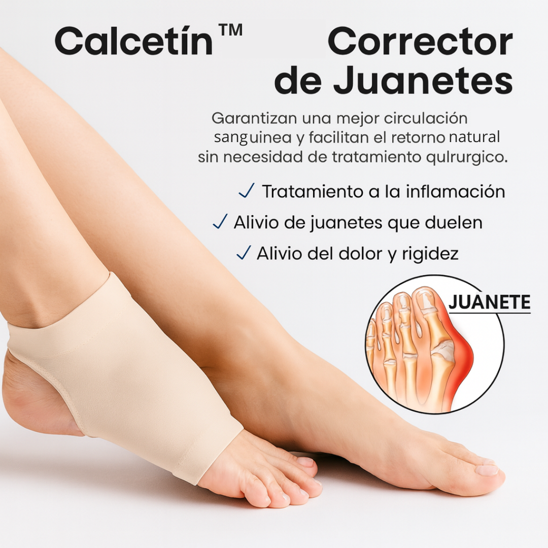 CALCETÍN ORTOPEDICO JUANTES (2 pares x1 )