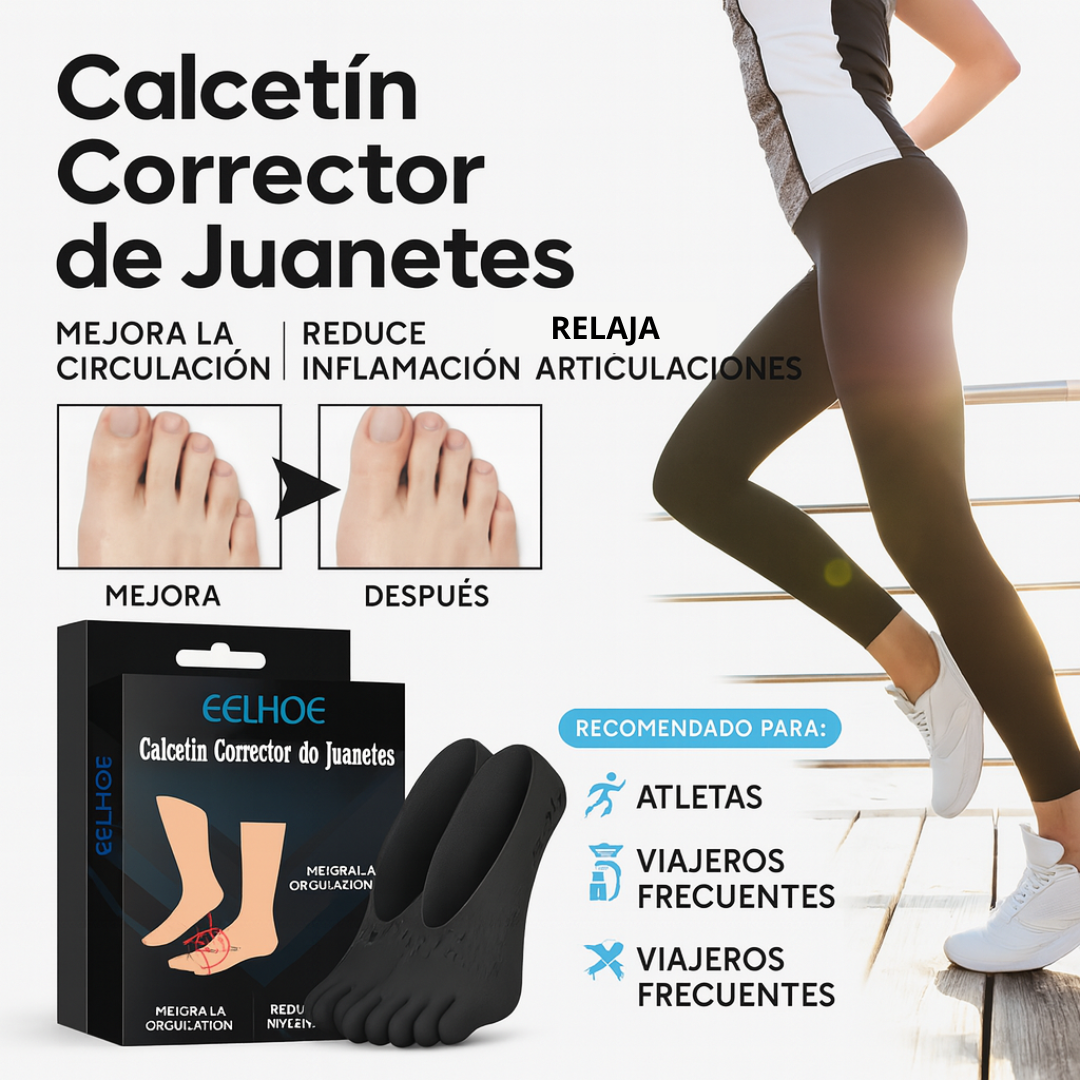 CALCETÍN ORTOPEDICO JUANTES (2 pares x1 )
